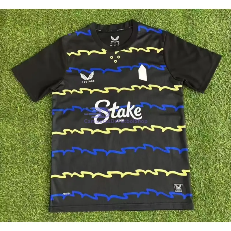 Camiseta Everton FC 2025/2026 3ª Equipación Negro