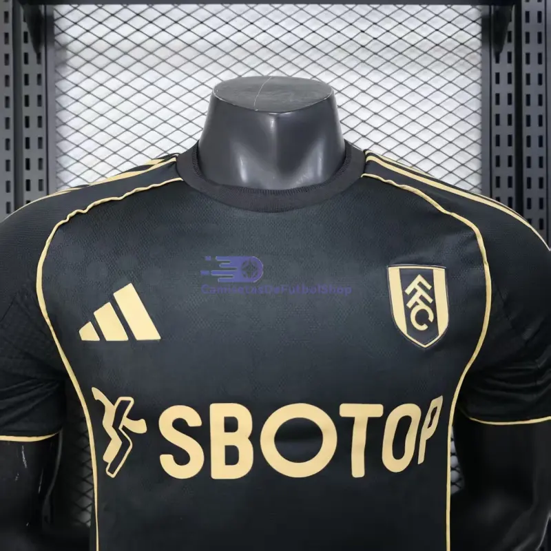 Camiseta Fulham F.C. 2025/2026 3ª Equipación Negro (EDICIÓN JUGADOR)