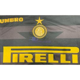 Camiseta Inter de Milan 3ª Equipación 1997/98 Gris/Negro