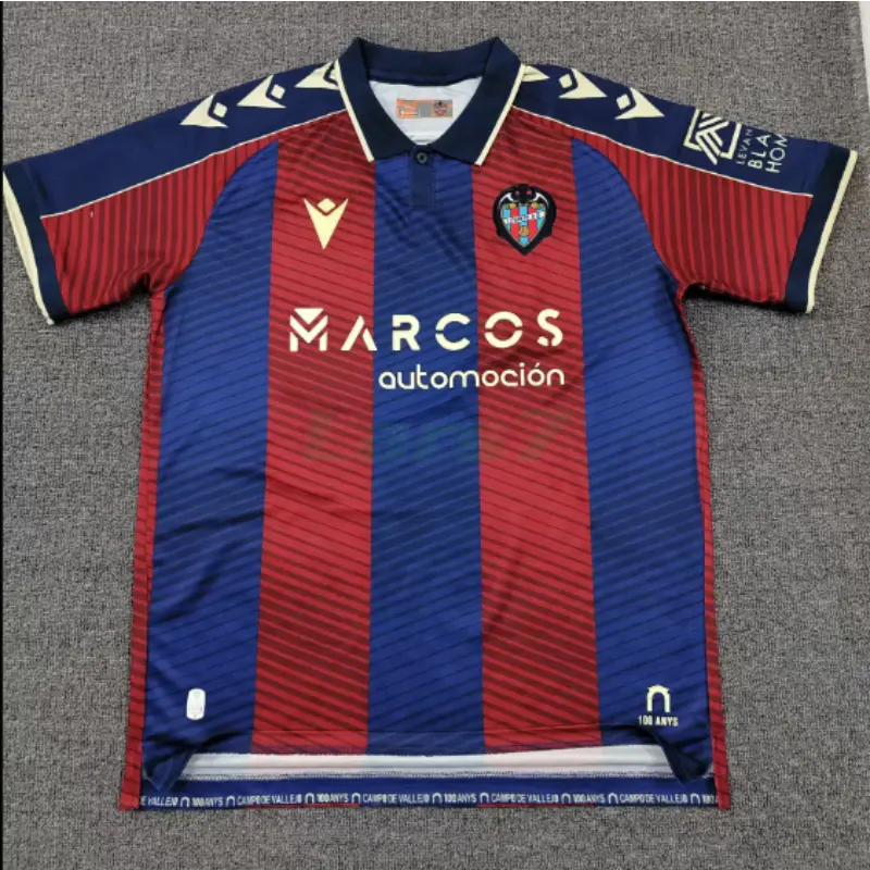 Camiseta Levante UD 2025/2026 1ª Equipación Azul Marino/Rojo