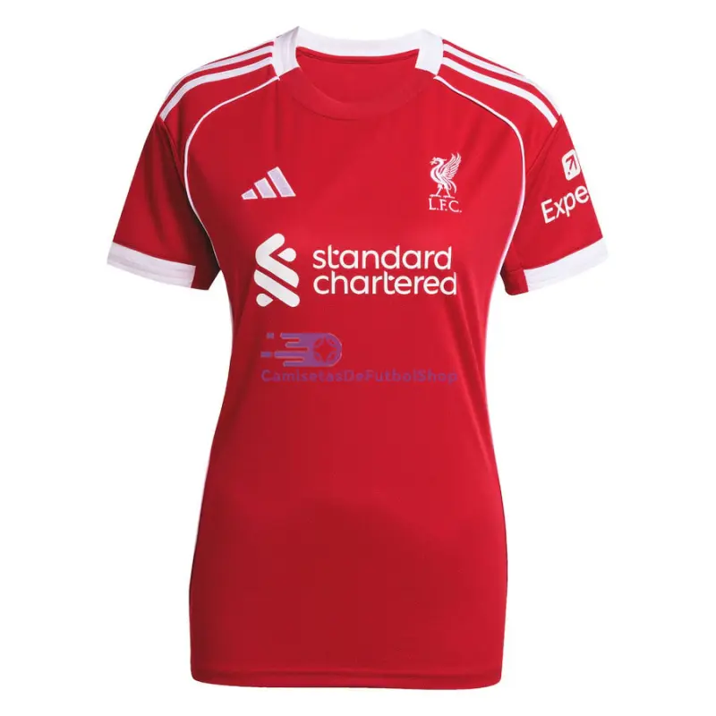Camiseta Liverpool 2025/2026 1ª Equipación Rojo Mujer