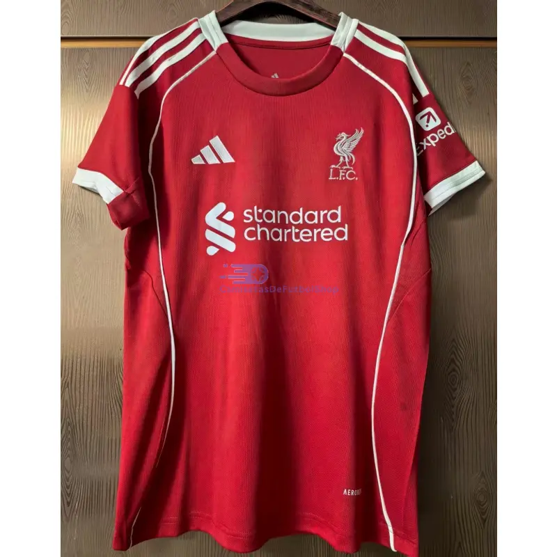 Camiseta Liverpool 2025/2026 1ª Equipación Rojo Mujer