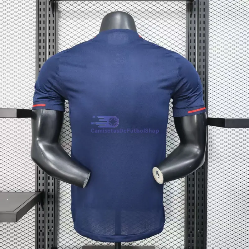 Camiseta Olympique De Lyon 2025/2026 2ª Equipación Azul Marino (EDICIÓN JUGADOR)