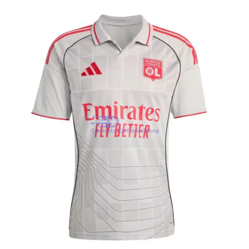 Camiseta Olympique De Lyon 2025/2026 3ª Equipación Gris