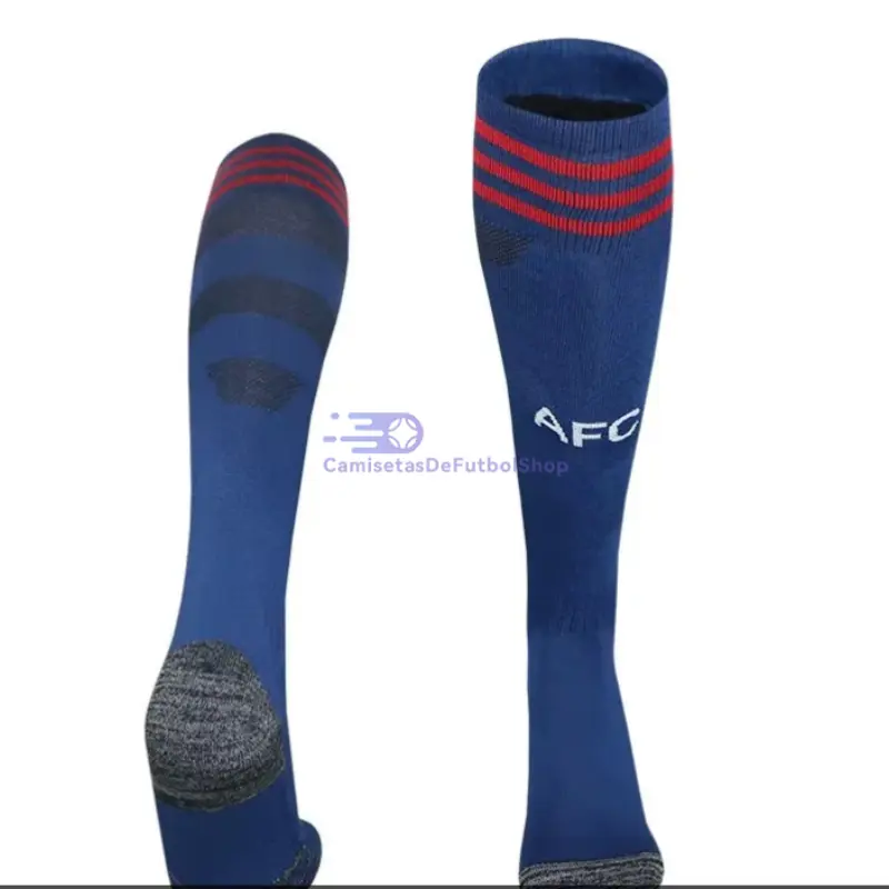 Camiseta Arsenal 2025/2026 2ª Equipación ML Azul Niño Kit