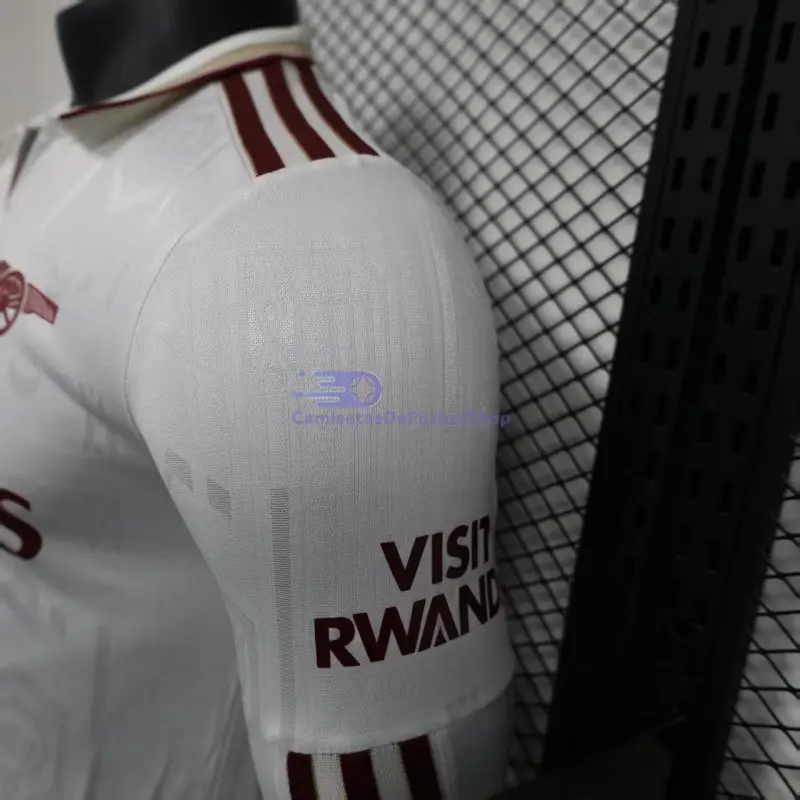 Camiseta Arsenal 2025/2026 3ª Equipación ML Blanco (EDICIÓN JUGADOR)