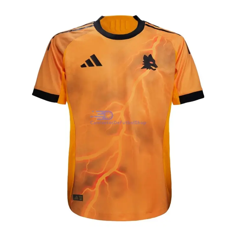 Camiseta AS Roma 2025/2026 2ª Equipación Naranja