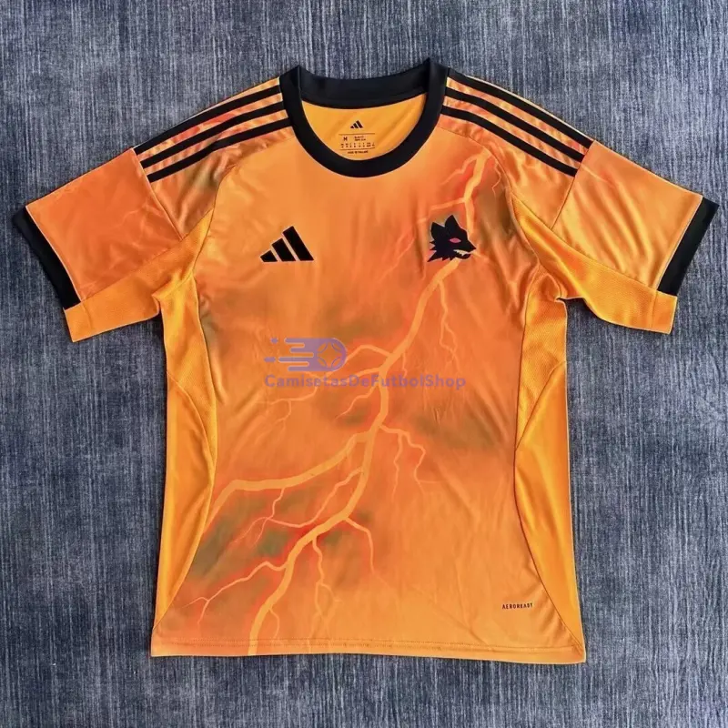 Camiseta AS Roma 2025/2026 2ª Equipación Naranja