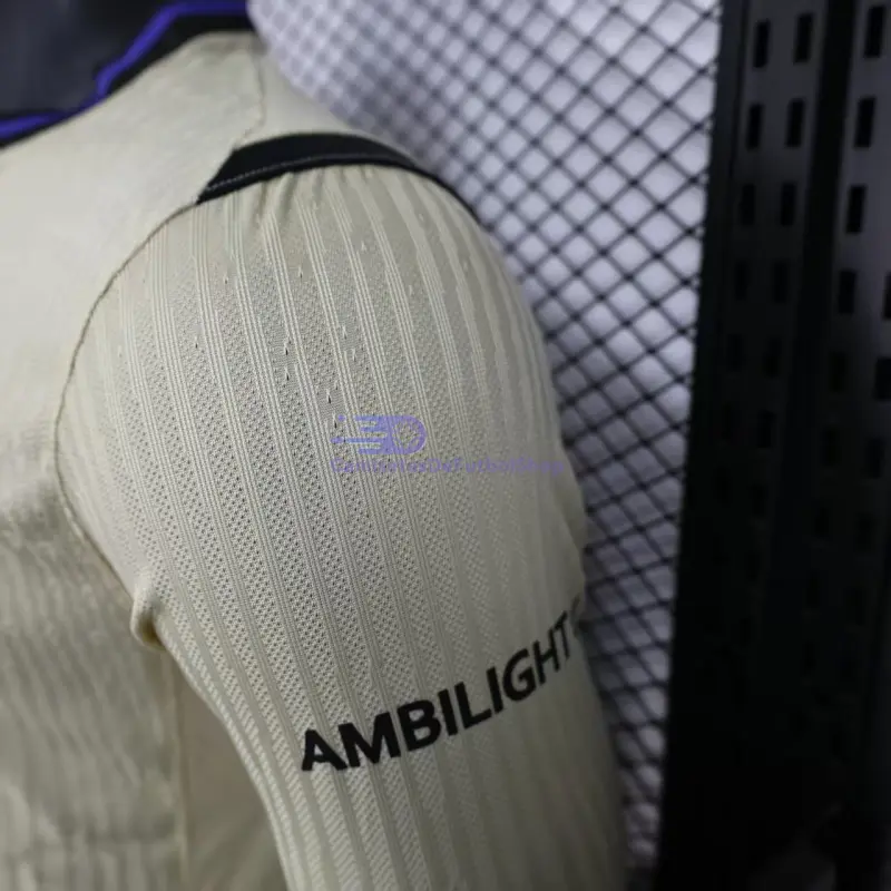 Camiseta Barcelona 2025/2026 2ª Equipación ML Oro (EDICIÓN JUGADOR)