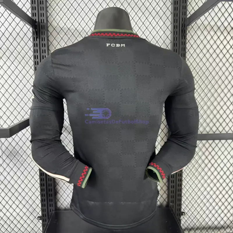 Camiseta Bayern Múnich 2025/2026 3ª Equipación ML Negro (EDICIÓN JUGADOR)