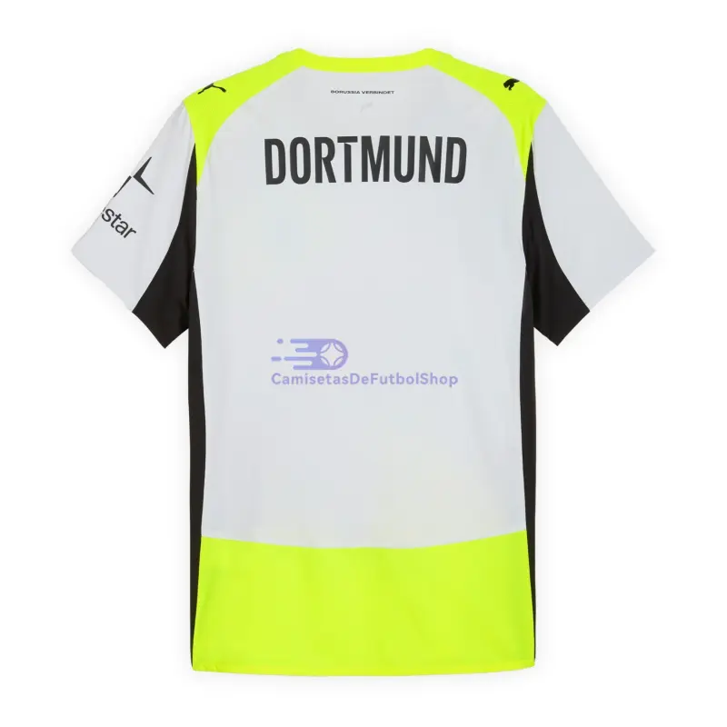 Camiseta Borussia Dortmund 2025/2026 2ª Equipación Amarillo/Negro/Gris