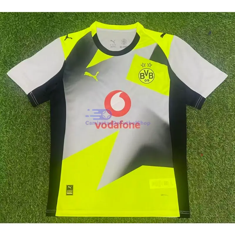 Camiseta Borussia Dortmund 2025/2026 2ª Equipación Amarillo/Negro/Gris