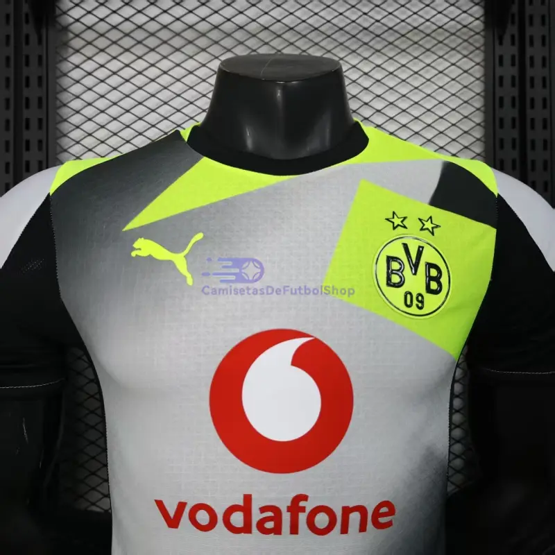 Camiseta Borussia Dortmund 2025/2026 2ª Equipación Amarillo/Negro/Gris (EDICIÓN JUGADOR)