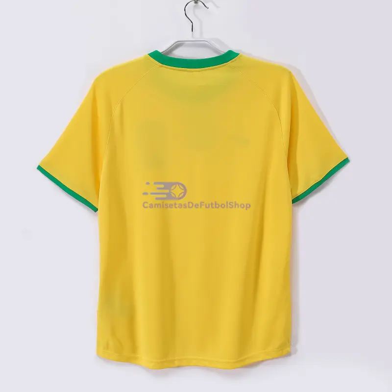 Camiseta Brasil 2000 1ª Equipación Retro Amarillo