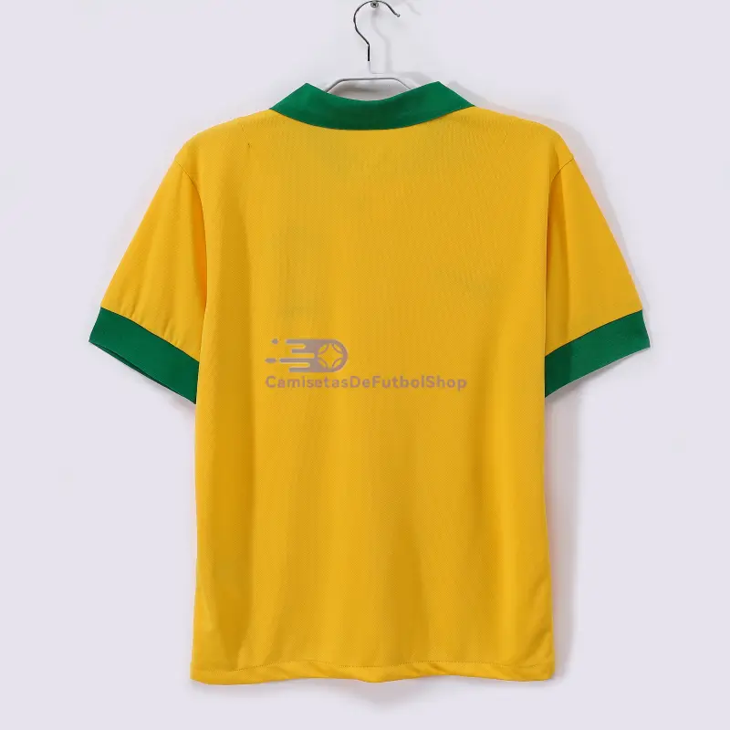 Camiseta Brasil 2013 1ª Equipación Retro Amarillo