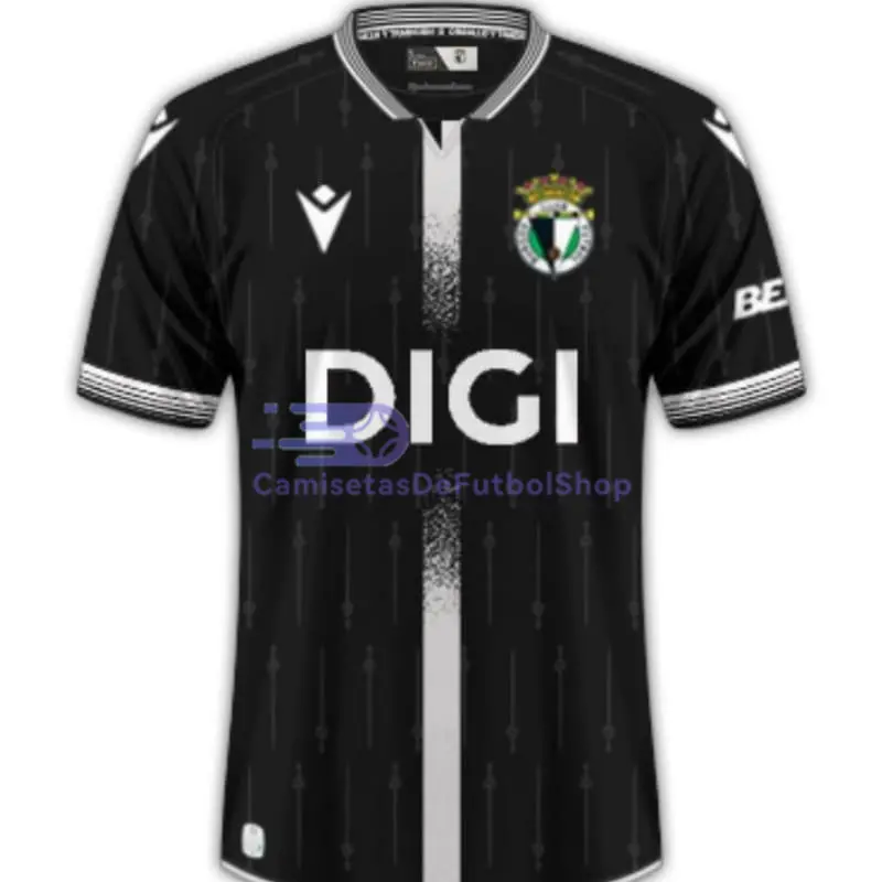 Camiseta Burgos CF 2025/2026 2ª Equipación Negro/Blanco