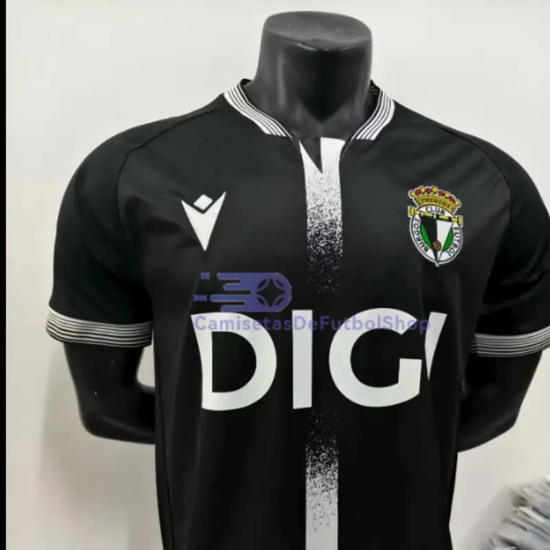 Camiseta Burgos CF 2025/2026 2ª Equipación Negro/Blanco