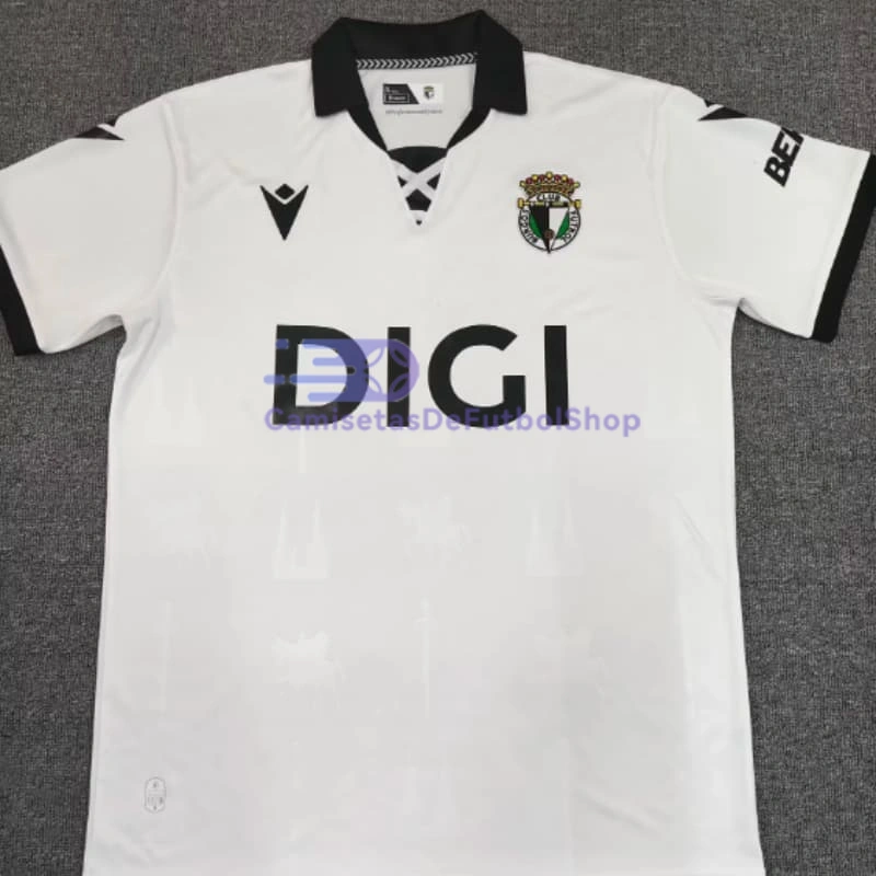 Camiseta Burgos CF 2025/2026 1ª Equipación Blanco/Negro