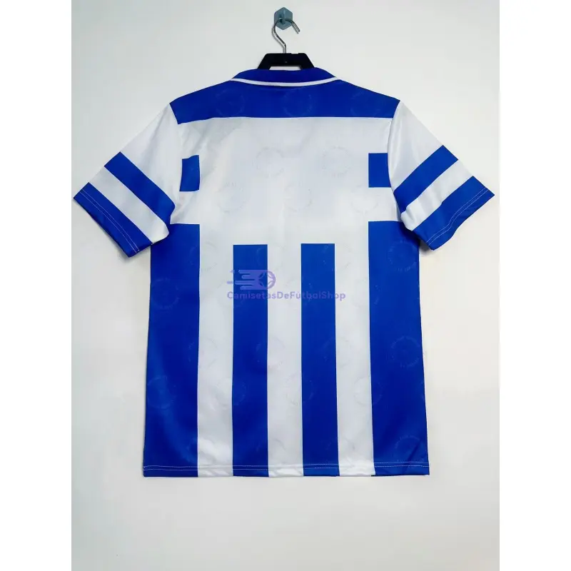 Camiseta Deportivo de La Coruña 1994/95 1ª Equipación Retro Blanco/Azul