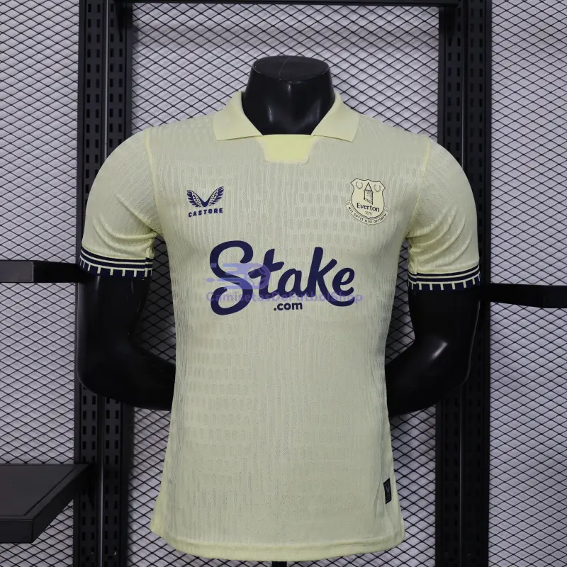 Camiseta Everton FC 2025/2026 2ª Equipación Beige (EDICIÓN JUGADOR)