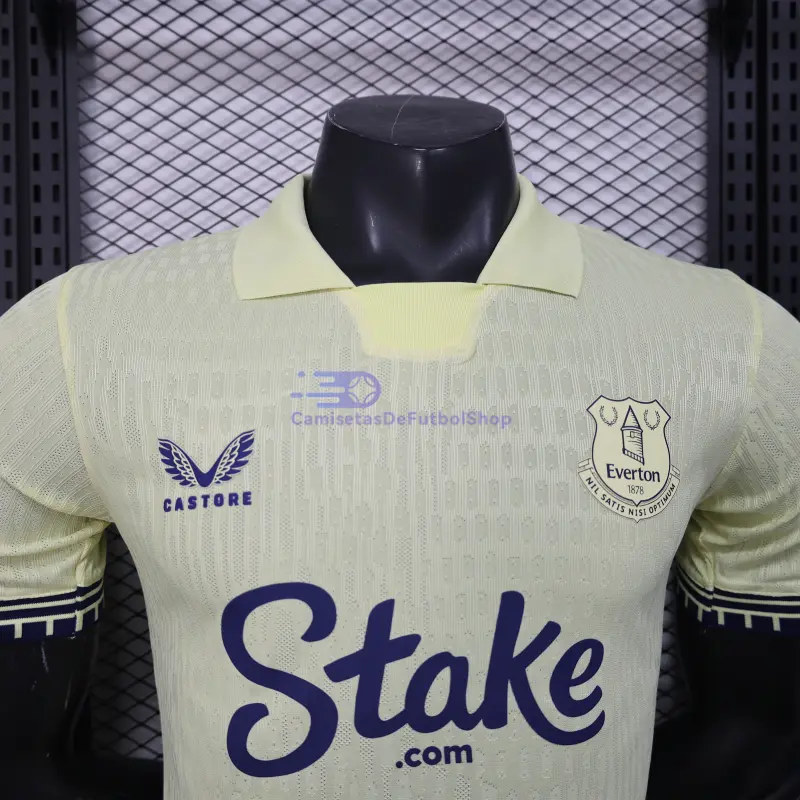 Camiseta Everton FC 2025/2026 2ª Equipación Beige (EDICIÓN JUGADOR)