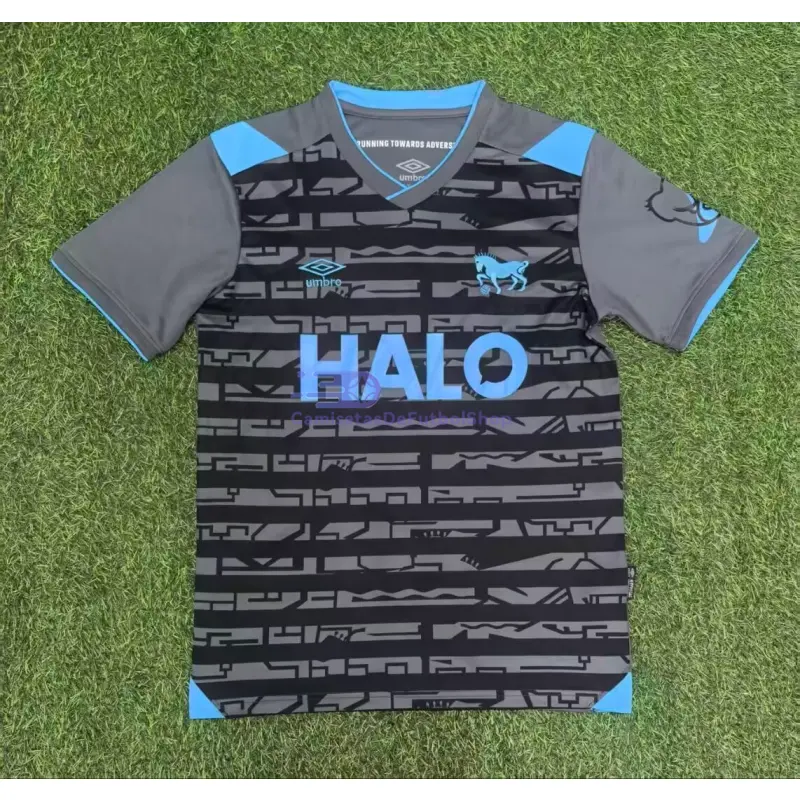 Camiseta Ipswich Town 2025/2026 3ª Equipación Gris/Azul Claro