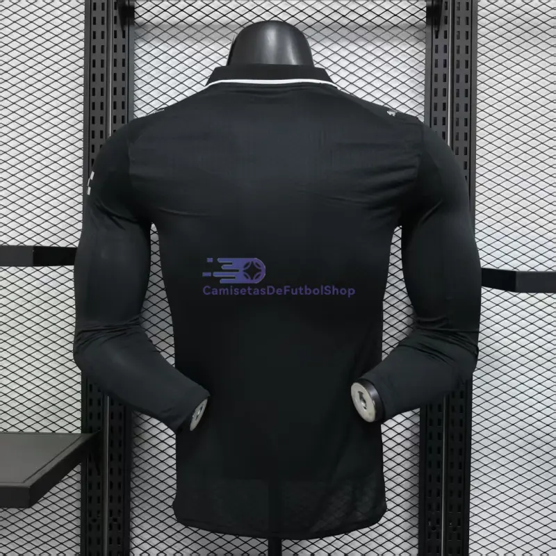 Camiseta Manchester City 2025/2026 2ª Equipación ML Negro (EDICIÓN JUGADOR)