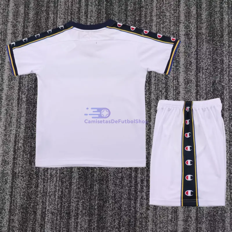 Camiseta Parma Calcio 2002/03 1ª Equipación Retro Blanco Niño Kit