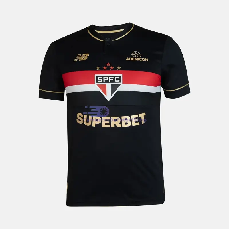 Camiseta São Paulo 2025/2026 3ª Equipación Negro