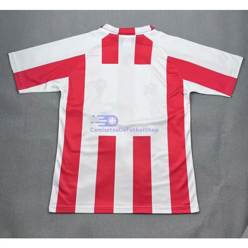 Camiseta Sporting de Gijón 1986/88 1ª Equipación Retro Blanco/Rojo