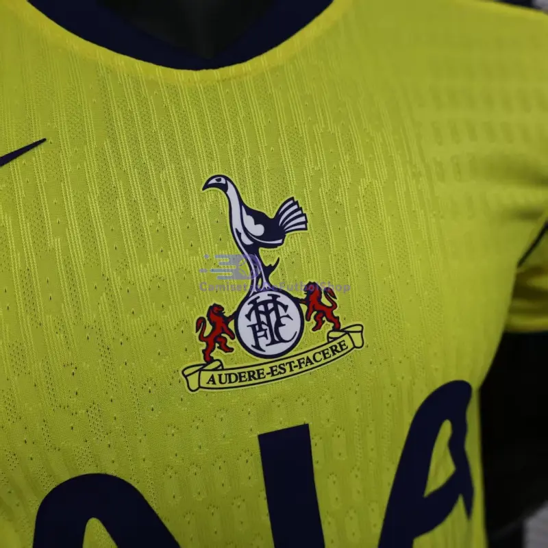 Camiseta Tottenham Hotspur 2025/2026 3ª Equipación Amarillo (EDICIÓN JUGADOR)