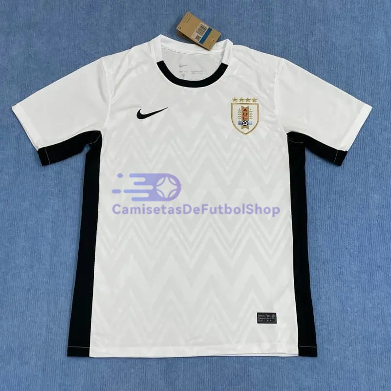 Camiseta Uruguay 2026 2ª Equipación Blanco/Negro