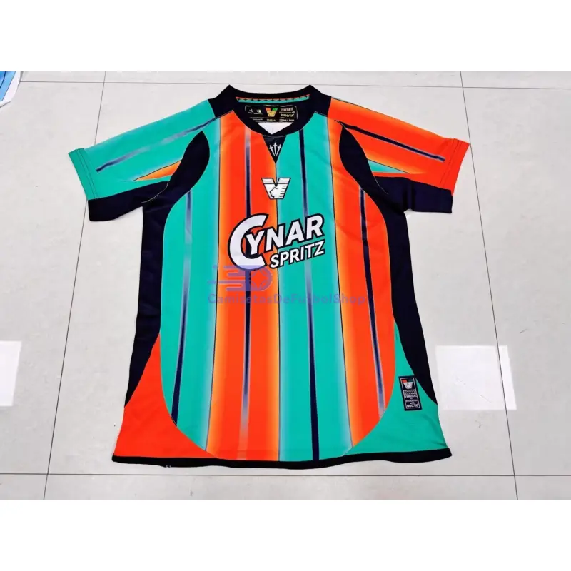Camiseta Venezia FC 2025/2026 3ª Equipación Naranja/Verde/Negro