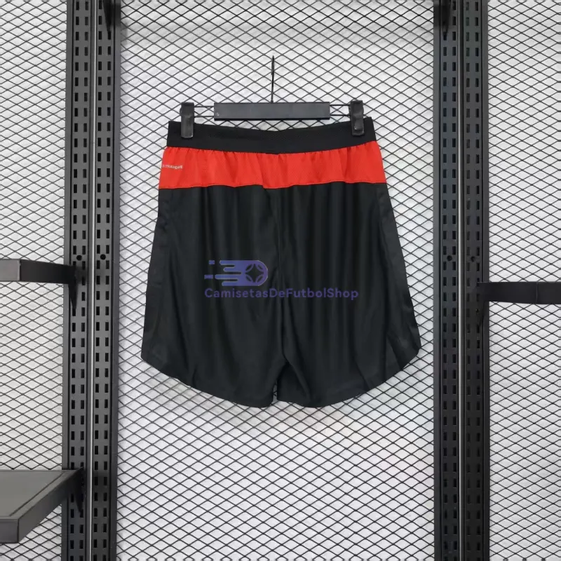 Pantalón Corto AC Milan 2025/2026 1ª Equipación Negro (EDICIÓN JUGADOR)