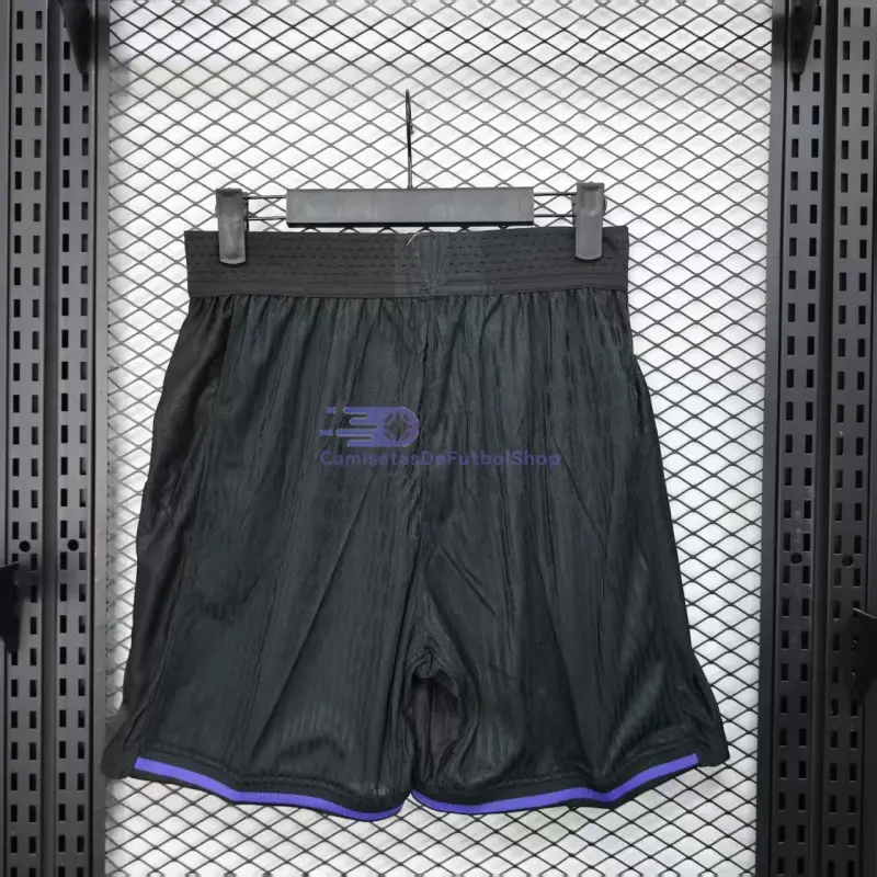 Pantalón Corto Barcelona x Kobe Bryant Pre-Match 2025/2026 Negro/Morado (EDICIÓN JUGADOR)