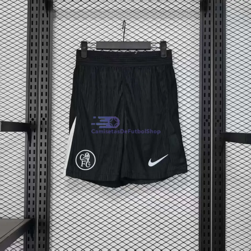 Pantalón Corto Chelsea 2025/2026 3ª Equipación Negro (EDICIÓN JUGADOR)
