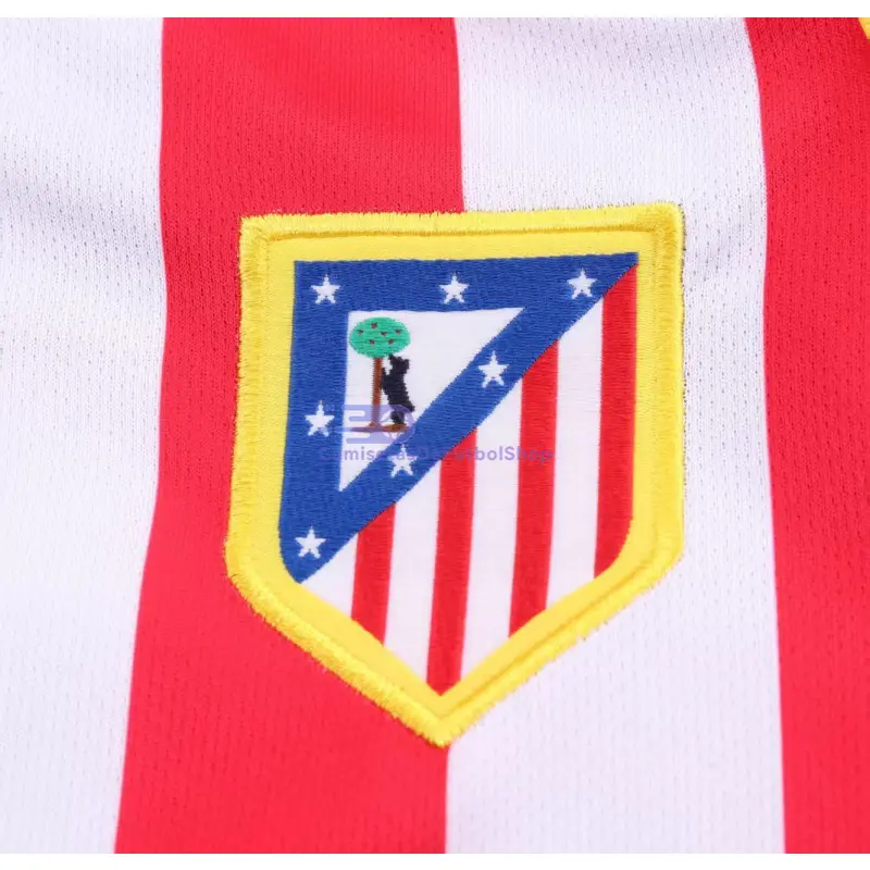 Camiseta Atlético de Madrid 2004/05 1ª Equipación Retro ML Rojo/Blanco Niño Kit