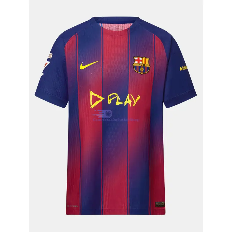 Camiseta Barcelona x Ed Sheeran 2025/2026 1ª Equipación Azul/Rojo