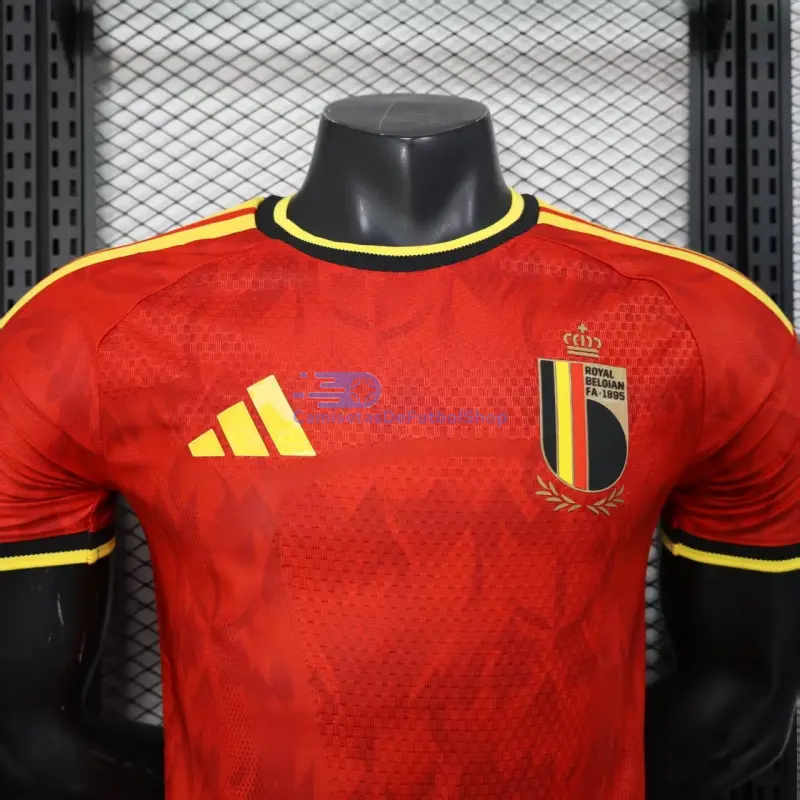 Camiseta Bélgica 2026 1ª Equipación Rojo (EDICIÓN JUGADOR)