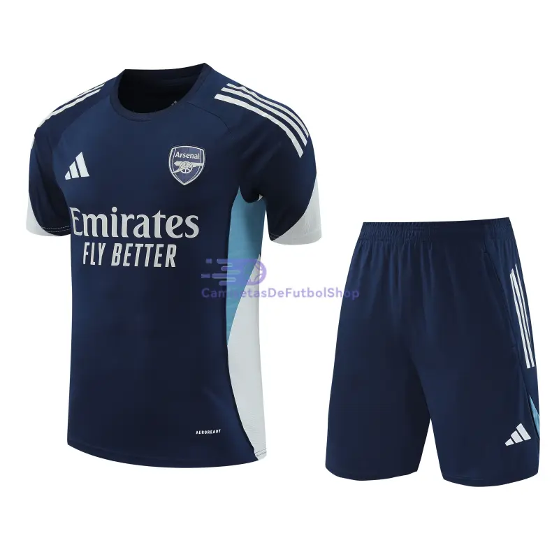 Camiseta de Entrenamiento Arsenal 2025/2026 Azul/Gris