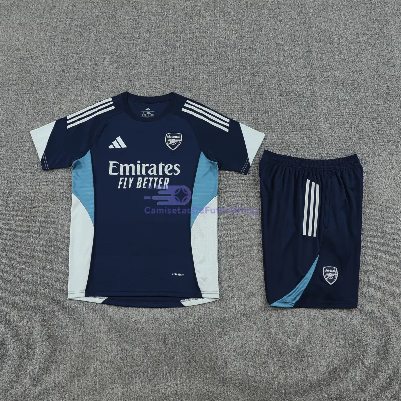 Camiseta de Entrenamiento Arsenal 2025/2026 Azul/Gris