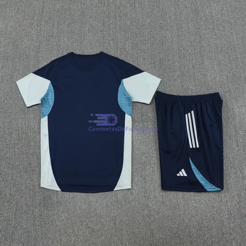 Camiseta de Entrenamiento Arsenal 2025/2026 Azul/Gris
