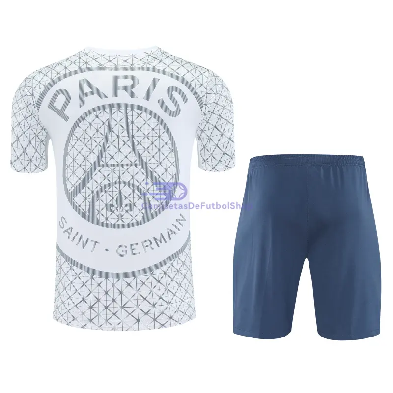 Camiseta de Entrenamiento PSG 2025/2026 Blanco/Azul