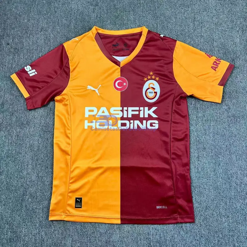 Camiseta Galatasaray 2025/2026 1ª Equipación Rojo/Naranja
