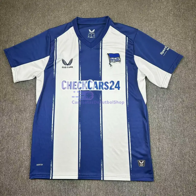 Camiseta Hertha Berlin 2025/2026 1ª Equipación Azul/Blanco