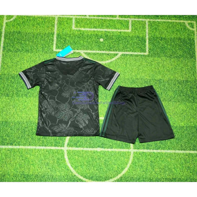 Camiseta Juventus 2025/26 3ª Equipación Negro Niño Kit