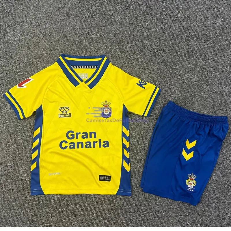 Camiseta Las Palmas 2025/2026 1ª Equipación Amarillo Niño Kit