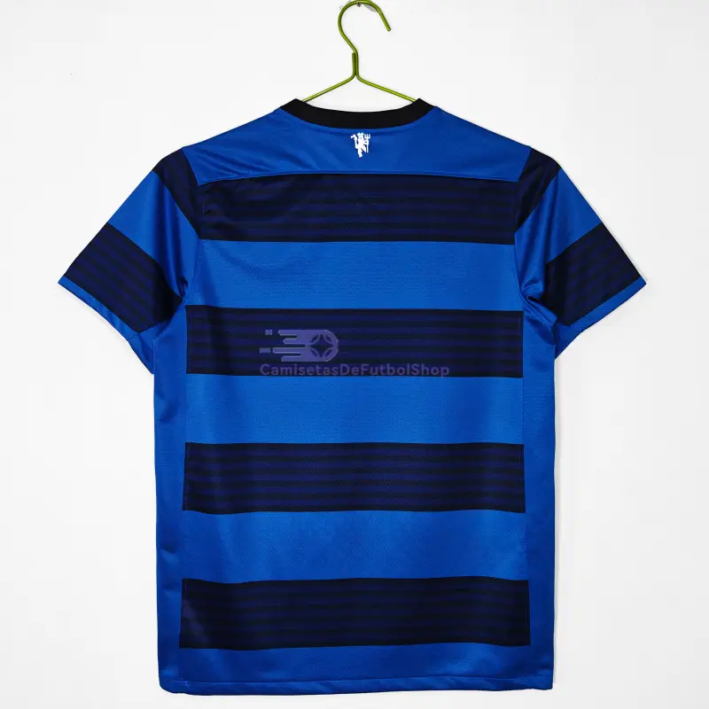 Camiseta Manchester United 2011/12 2ª Equipación Retro Azul