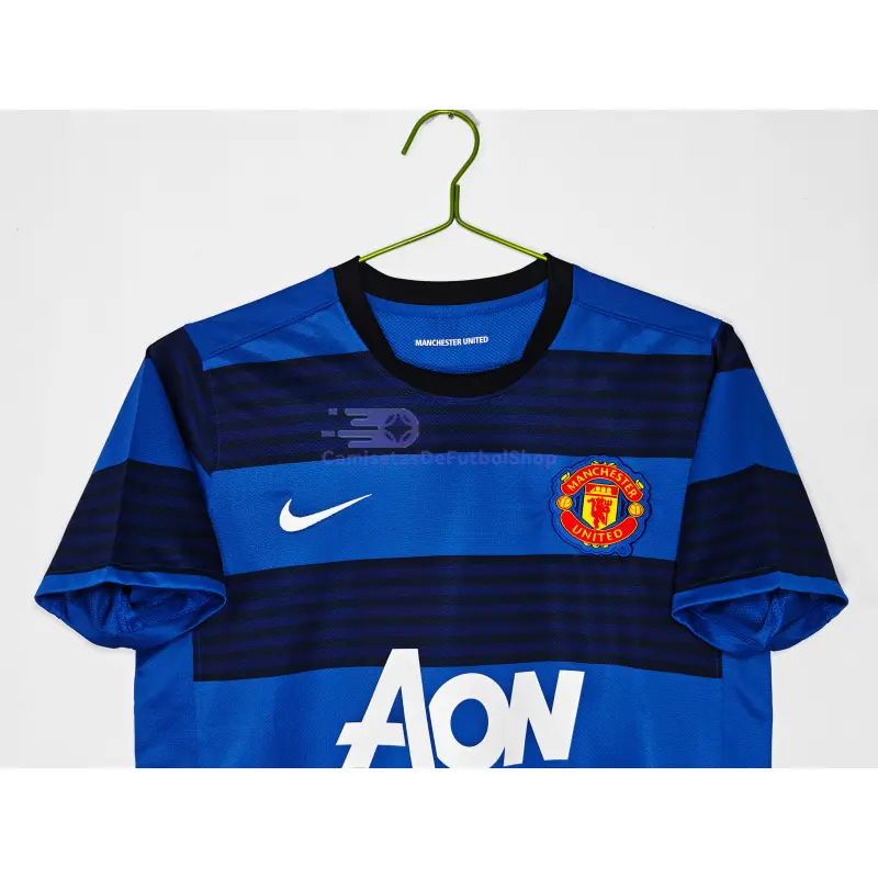 Camiseta Manchester United 2011/12 2ª Equipación Retro Azul