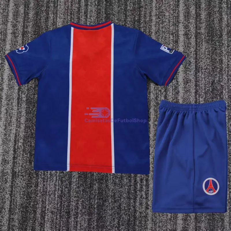 Camiseta PSG 1995/96 1ª Equipación Retro Azul/Rojo Niño Kit